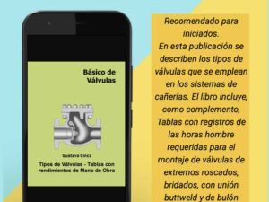 La imagen muestra una reseña del Libro Básico de Vávulas