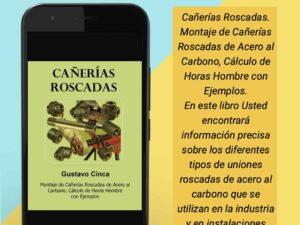 La imagen muestra una reseña del Libro Canerias roscadas