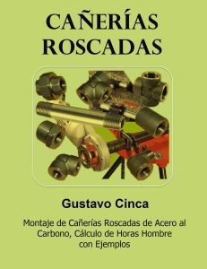 La imagen muestra la portada del Libro Cañerias Roscadas
