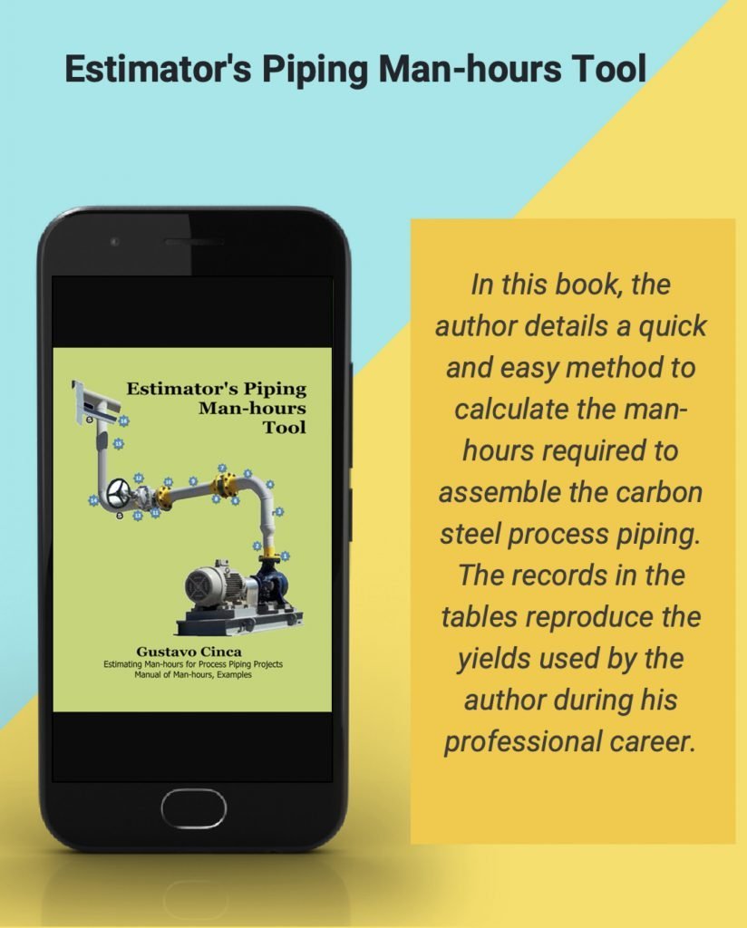 La Imagen muestra la Portada y una descripción corta del libro Estimators Piping Man-hours Tool. Librería Digital: Explora y Compra Libros desde Casa